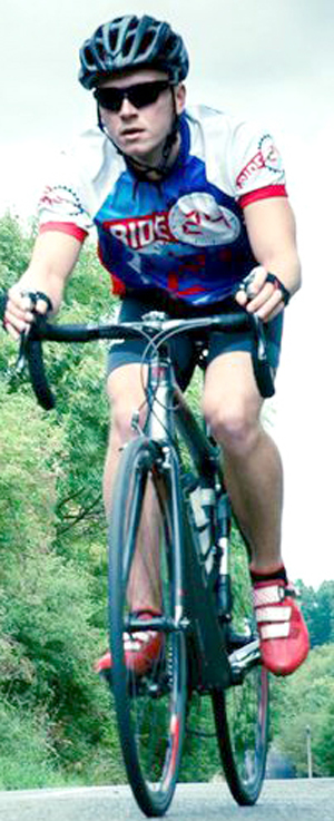 Aycliffe Cyclist on 300 mile Fundraiser
