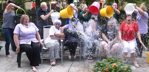 Care Home Staff Take the Ice Bucket Challenge