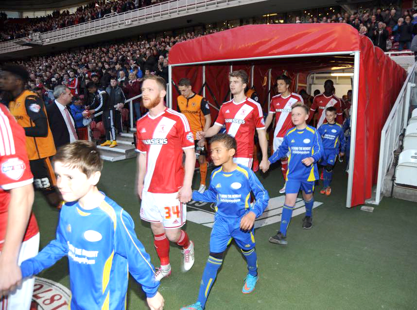 Boro Walkout for Aycliffe Team