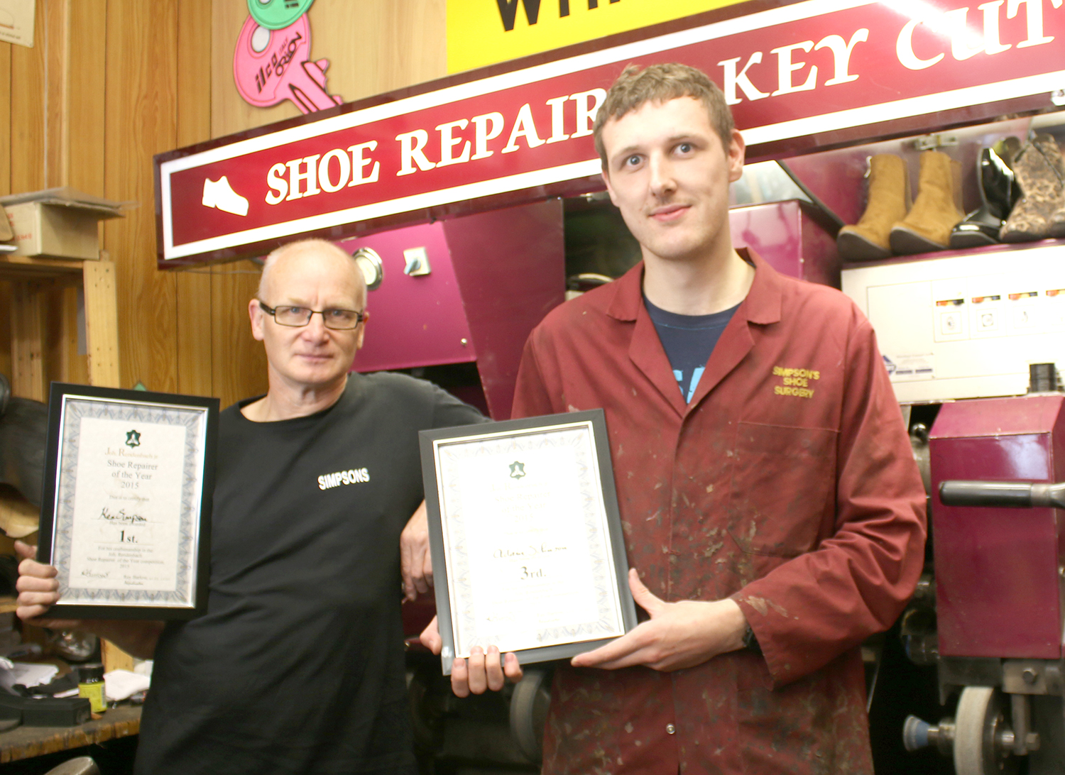 Local Cobblers Win First & Third Prize in National Competition