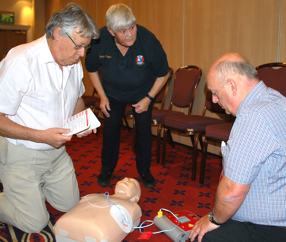 Defibrillator Training for Aycliffe Rotarians