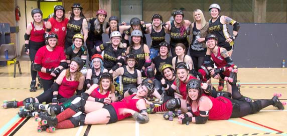 Roller Derby Comes to Aycliffe Leisure Centre