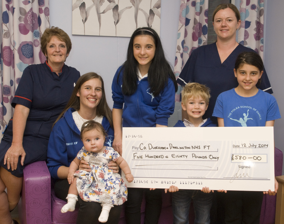Grateful Mum Raises Cash for Maternity Ward