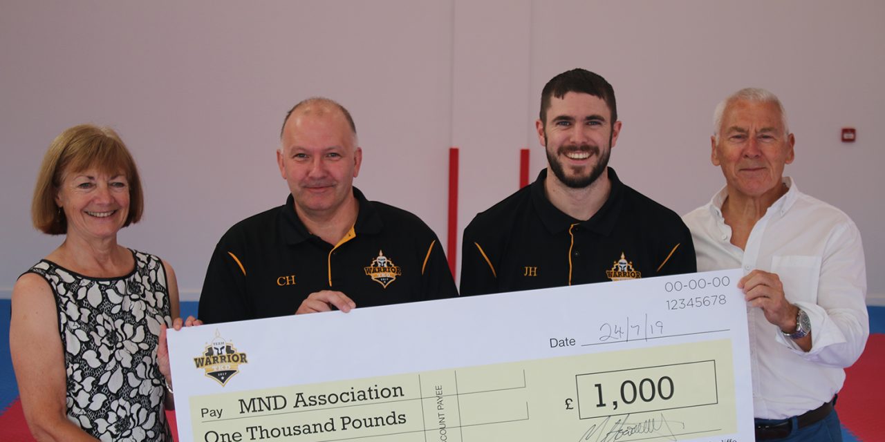Team Warrior Raise £1000 for MND Association