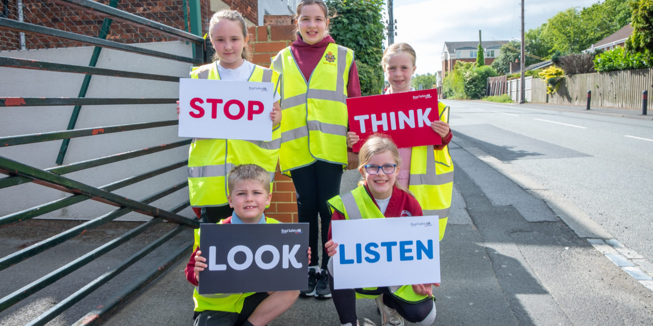 Pupils join call for better road safety ahead of peak season for child collisions on North East roads   