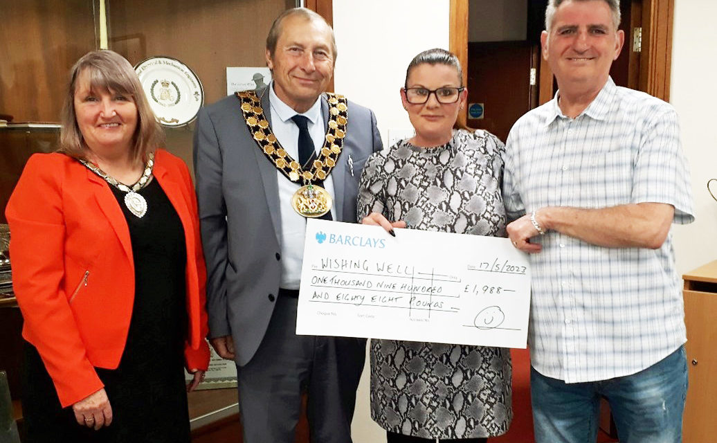 Outgoing Mayor’s Charity Appeal Donation