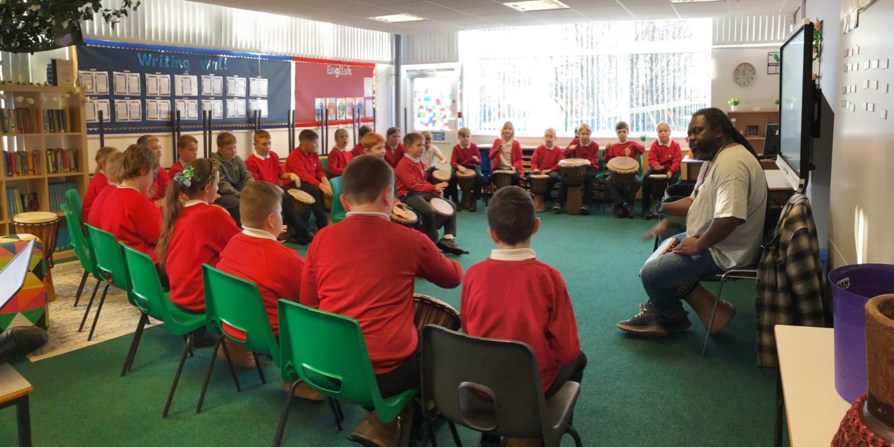 Drumming Lessons at St. Francis’