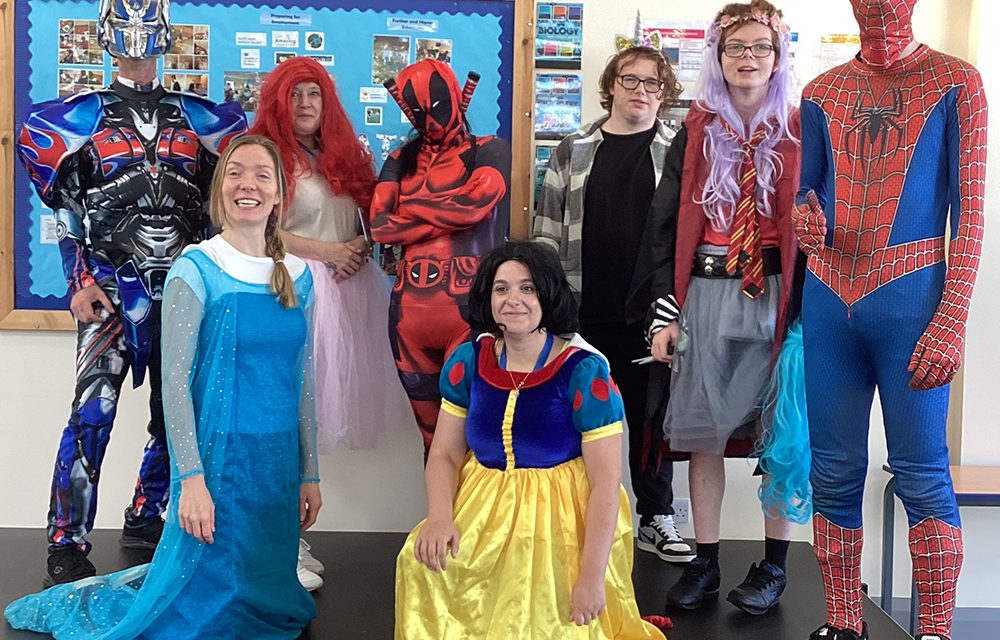 Pupils Prepare for ‘Superhero Walk’