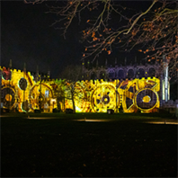 AGLOW Light Trail at Auckland Palace