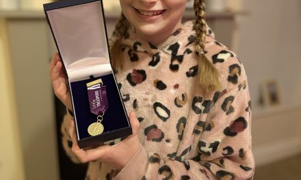 Little Trooper Awarded Military Children’s Medal