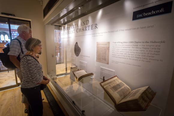 Magna Carta on Display at Durham Cathedral