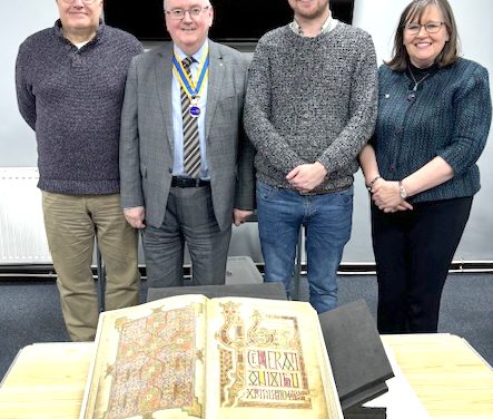 The Lindisfarne Gospels at Rotary