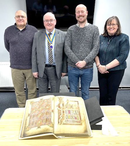 The Lindisfarne Gospels at Rotary